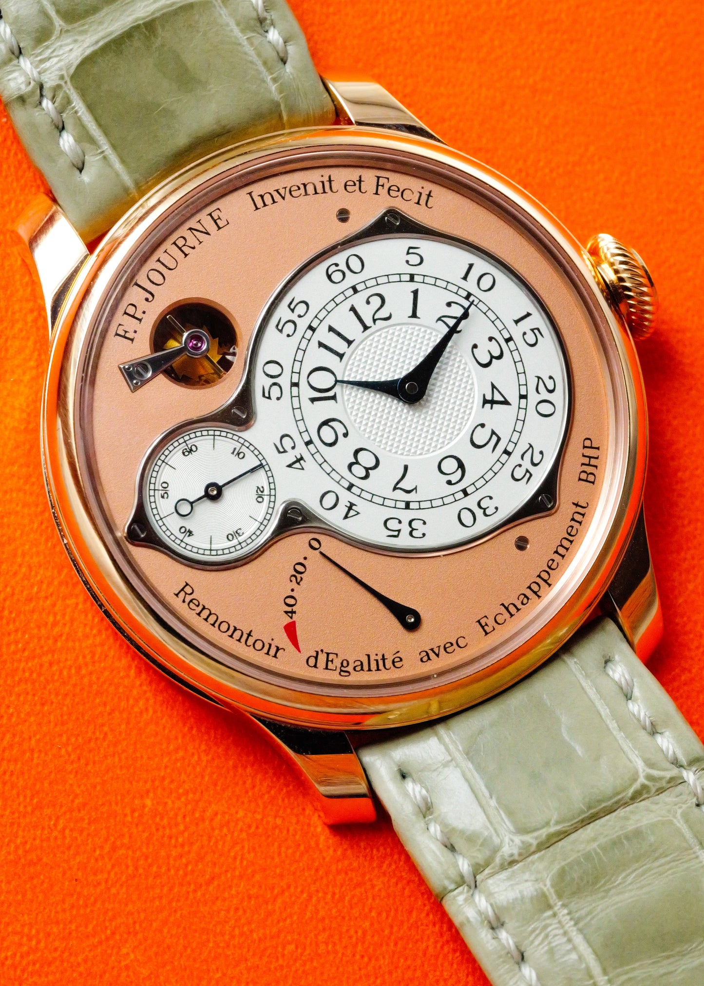 F.P. Journe Optimum 40mm Rose Gold Salmon Dial