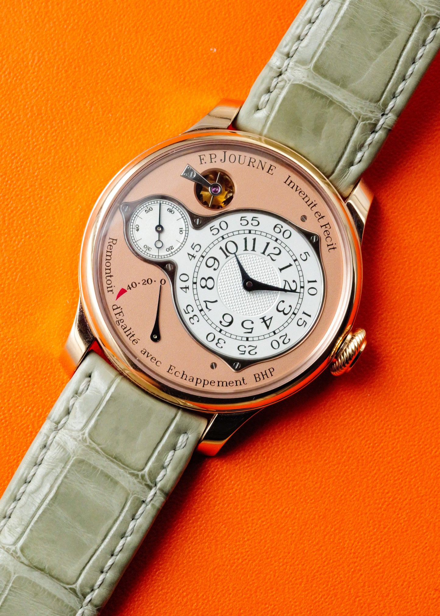 F.P. Journe Optimum 40mm Rose Gold Salmon Dial