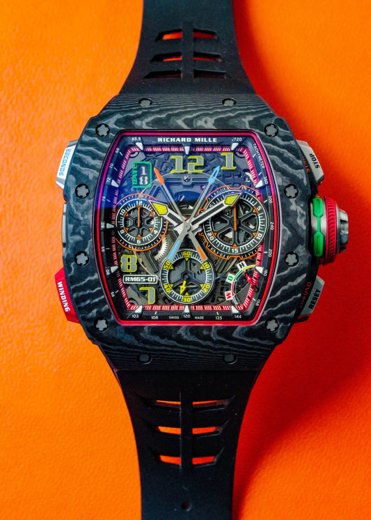 Richard Mille RM65-01 Black Carbon TPT Split-Seconds Chronograph