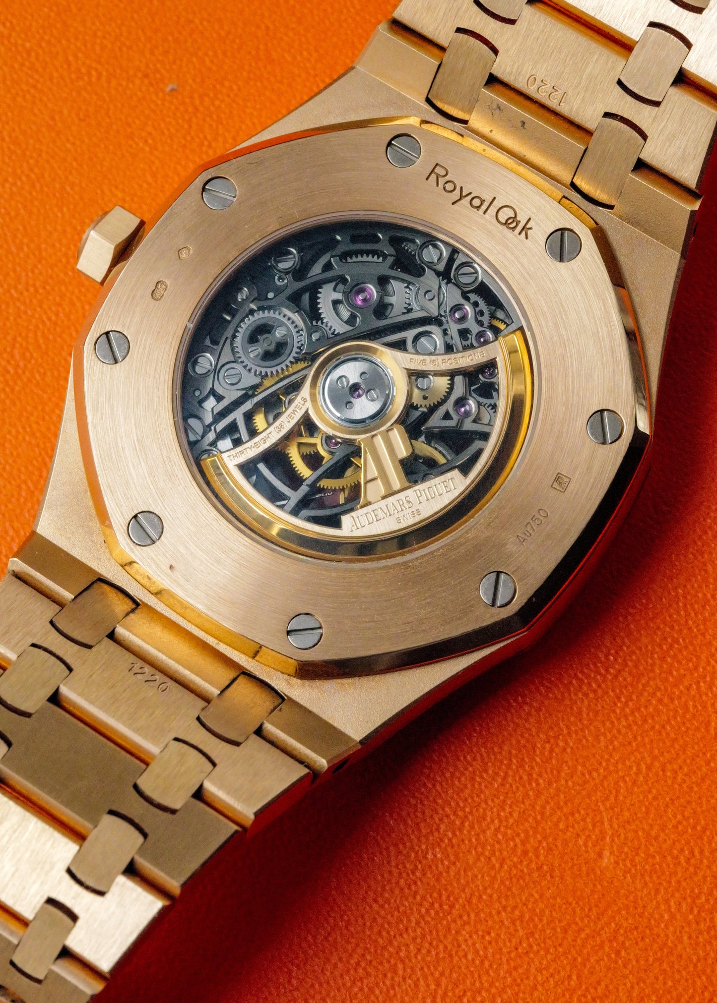 AP Royal Oak Double Balance Wheel Openworked Skeleton 15407OR Rose Gold