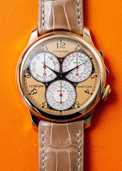 F.P. Journe Centigraphe Souverain Rose Gold Salmon Dial