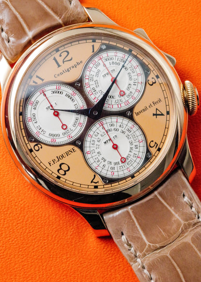F.P. Journe Centigraphe Souverain Rose Gold Salmon Dial