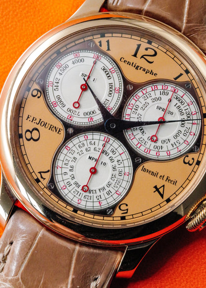 F.P. Journe Centigraphe Souverain Rose Gold Salmon Dial