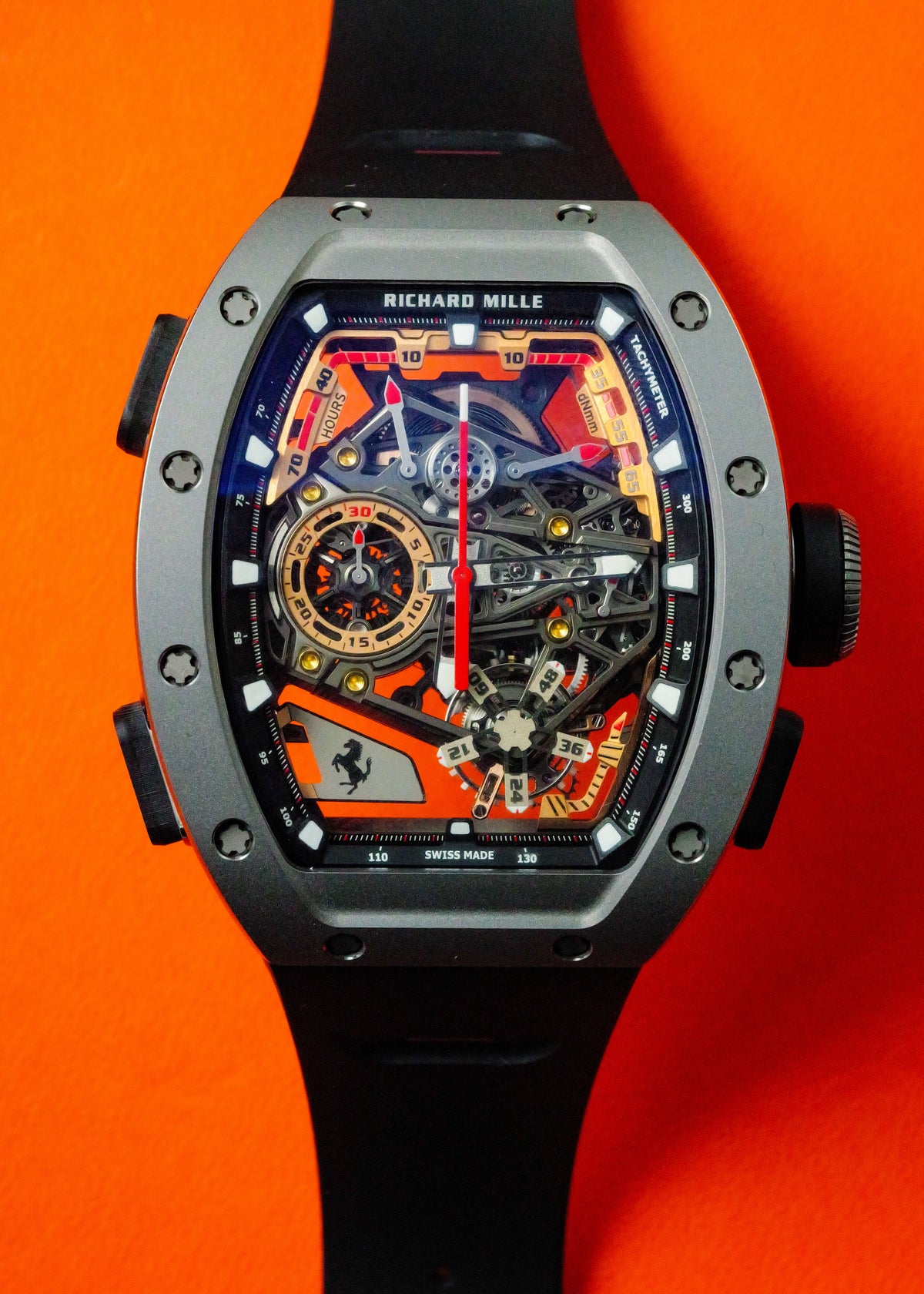 Richard Mille RM43-01 Manual Winding Tourbillon Split-Seconds Chronograph Ferrari