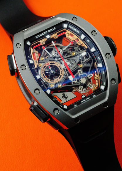 Richard Mille RM43-01 Manual Winding Tourbillon Split-Seconds Chronograph Ferrari