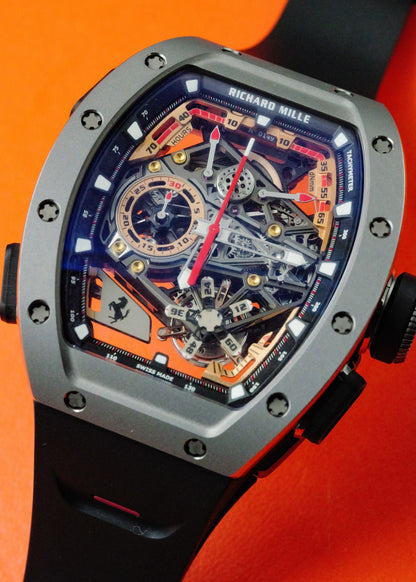 Richard Mille RM43-01 Manual Winding Tourbillon Split-Seconds Chronograph Ferrari