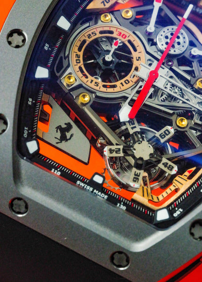 Richard Mille RM43-01 Manual Winding Tourbillon Split-Seconds Chronograph Ferrari