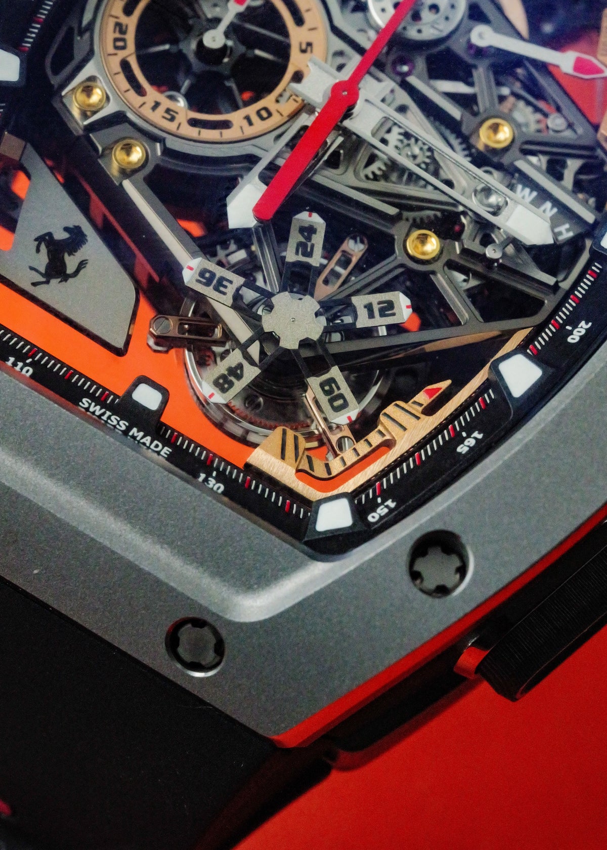 Richard Mille RM43-01 Manual Winding Tourbillon Split-Seconds Chronograph Ferrari