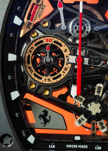 Richard Mille RM43-01 Manual Winding Tourbillon Split-Seconds Chronograph Ferrari