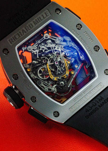 Richard Mille RM43-01 Manual Winding Tourbillon Split-Seconds Chronograph Ferrari