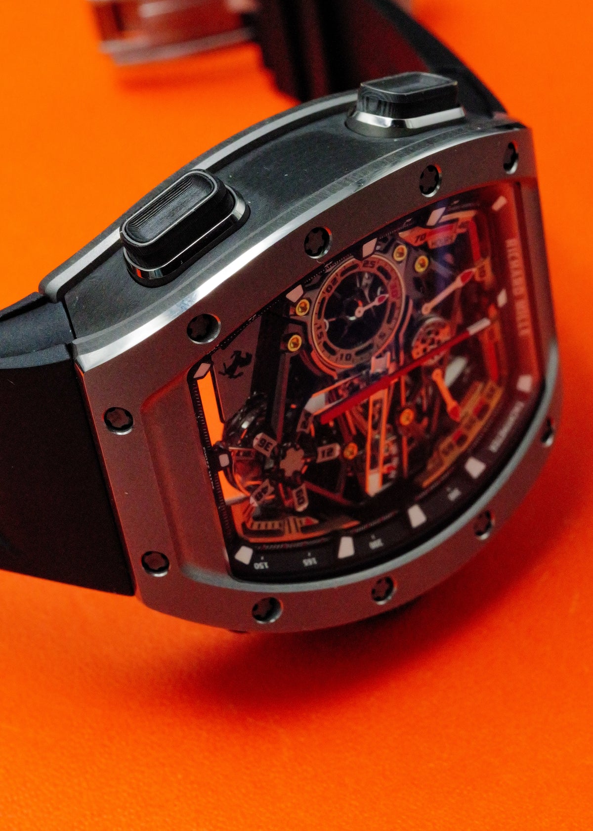 Richard Mille RM43-01 Manual Winding Tourbillon Split-Seconds Chronograph Ferrari